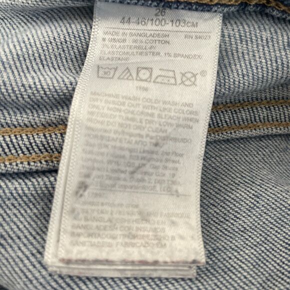 Banana Republic High-Rise Wide Leg Crop Blue Jeans Sz 26 Med Wash Frayed‎ Ankle - Picture 8 of 9